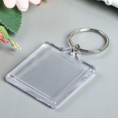 Harvesting keychain square set 2 parts (insert 32x32 mm) 3.9x3.9 cm-3