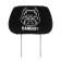Caps on the headrest danger, black, set 2 pcs