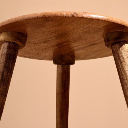 Coffee table 45x45x50 cm, man’s tree, inlaid with bone-5
