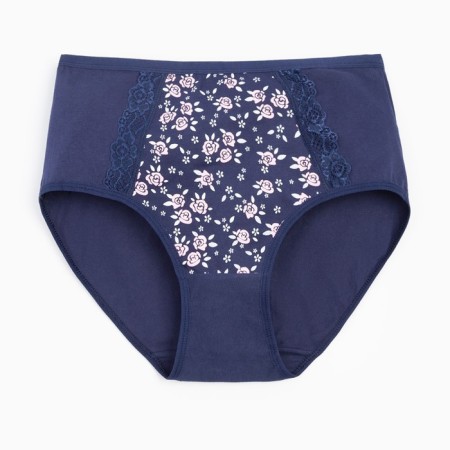 Panties female color dark blue, size 48-50