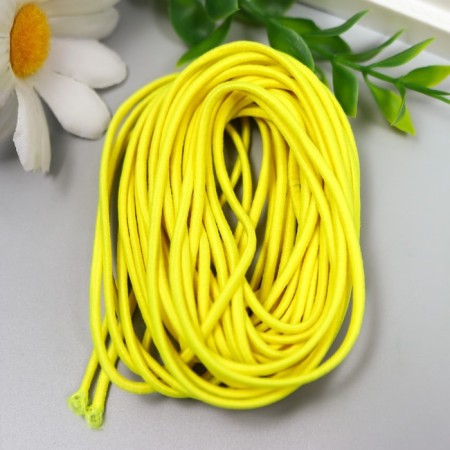 Gum for creativity "Fabrika Decor" round 2mm lemon