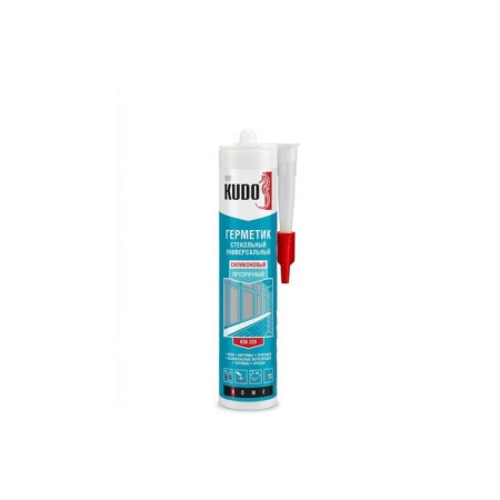 Universal glass sealant Kudo, KSK-220, transparent, 280ml