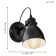 Bra Priddy 1x40W E27, black 13x13x21.5 cm