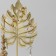 Monster decoration stand 6.5 × 6.5 × 20 cm, color gold