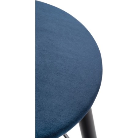 Harmar Gangtot Metal/velor, black/blue 38x38x62 cm-2