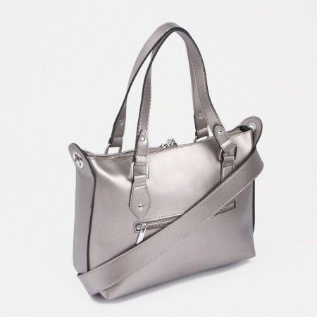 Bag-tout on lightning, beige color-1