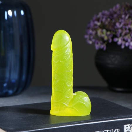 Figure soap "Favorite" neon, aroma melon, 11cm 95 g-1