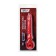 Penis for a penis with vibration Black & Red by Toyfa, silicone, red color, 24 cm