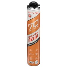 Пена монтажная REALIST PRO Orange, пистолетная, летняя, 1000 мл