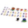 Wooden toy "Three cats" Magnetic board "Figures"