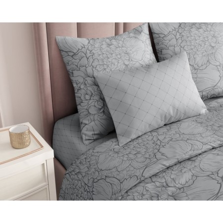 Bed linen euro Twilight Peonies, size 200x214 cm, 215x220 cm, 70x70 cm - 2 pcs-1