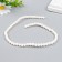 Beads for aromatherapy with the hole "Round. White" d = 0.6 cm set of 60 pcs +-5