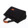 Youth bag with zipper, black color
