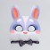 Carnival set "Bunny" (mask+ butterfly)