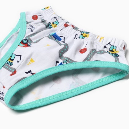 A set for a boy (T -shirt, panties), menthol color, height 110 cm-2