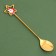 Gift set of spoons with suspensions "Happiness in the New Year!", 2 pcs., 15.8 x 2.5 cm
