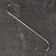 Smoking hook is a single, 23cm