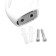 Furniture hook Cappio Heel, two -rod, white