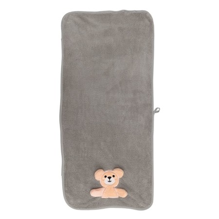 Tainted tange "Bear", 330 g, size 70x140 cm, color gray color-1
