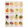 Magnetic set "Letters sticking. Fruits"