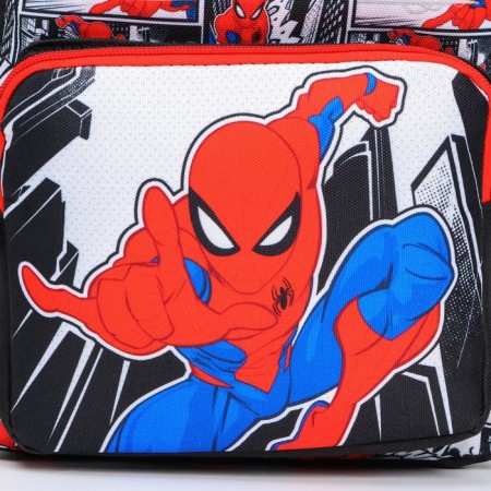 A backpack with a pocket, 22 cm x 10 cm x 30 cm "Spider-Men", Spider-Man-4