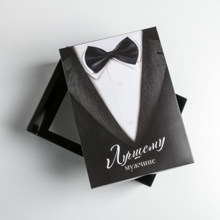 Gift folding box, packaging, "gentleman", 21 x 15 x 7 cm-5