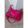 Bag Cross-Body Women's, genuine leather, Ludor Pink, 26x5x17 cm