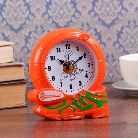 Clock - HELP BAST BASTBOL, discrete move, di -8 cm dial, 14 x 12 cm, aa-3