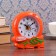 Clock - HELP BAST BASTBOL, discrete move, di -8 cm dial, 14 x 12 cm, aa