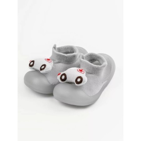 Botins-knees children's first step car with a breathing sole, size 24, color gray-2