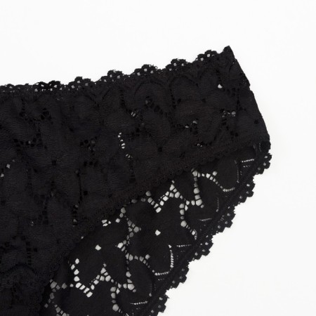 Cowards of female slips te, black color (nero), size 48 (5)-6