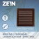 Ventilation grate Zein Lux RM3030M, 300x300 mm, with a grid, metal, copper antique