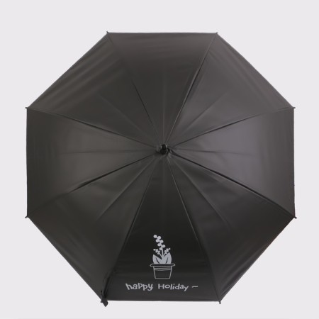 Umbrella - semi -automatic cane "Happy Holid", 8 spokes, r = 46 cm, mix drawing-5
