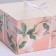 Capcake box, confectionery packaging, 6 cells "Happiness inside", 23 x 16 x 10 cm