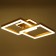 Causteen with PDU 1350/1 LED 123W 3000-6000K gold 45x45x14 cm Bayerlux