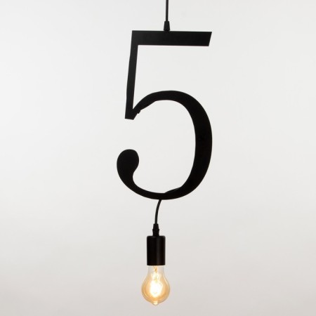 Bayerlux lamp "Figure 5" E27 40W black 35x17 cm-2