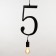 Bayerlux lamp "Figure 5" E27 40W black 35x17 cm