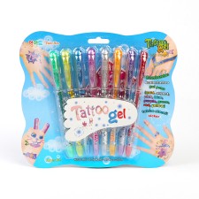 A set of gel pens 