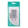 Network charger Luazon LN-120AC, 2 USB, 2.1/1 A, white