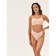 Women's thong cowards with high landing Mirey String, size 44-46, powder color