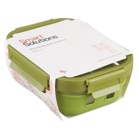 Container for baking, storage and carrying of products in the Smart Solutions cover, green color, 640 ml-16