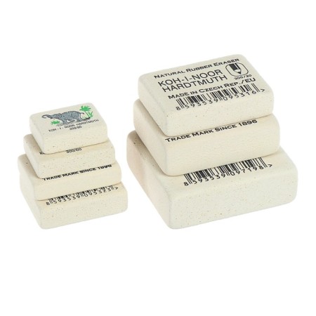 Set of Erasers 7 pieces Koh-I-Noor Elephant 300/08-300/80, white