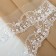 Lace on a grid, 50 mm × 11 ± 1 m, white color