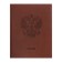 Diary of premium, leatherette Calligrata top, Vivevella, embossing coat of arms, brown