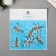 Decor for creativity plastic "Dragonfly with blue wings" 2.7x3.2 cm