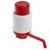 Pump for water "Dolphin" Eco, mechanical, under a bottle of 11 to 19 l, red