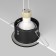 The built-in lamp Technical DL032-01B, 1x50W, 8.5x8.5x4.5 cm, GU10, Black Color Black