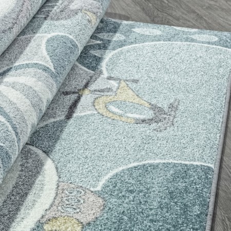 Rectangular carpet Merinos Sofit, size 80x150 cm, Multicolor color-2