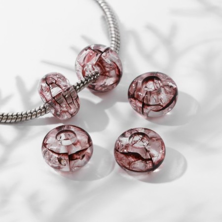 Bead "Sugar", brown color-1