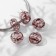 Bead "Sugar", brown color